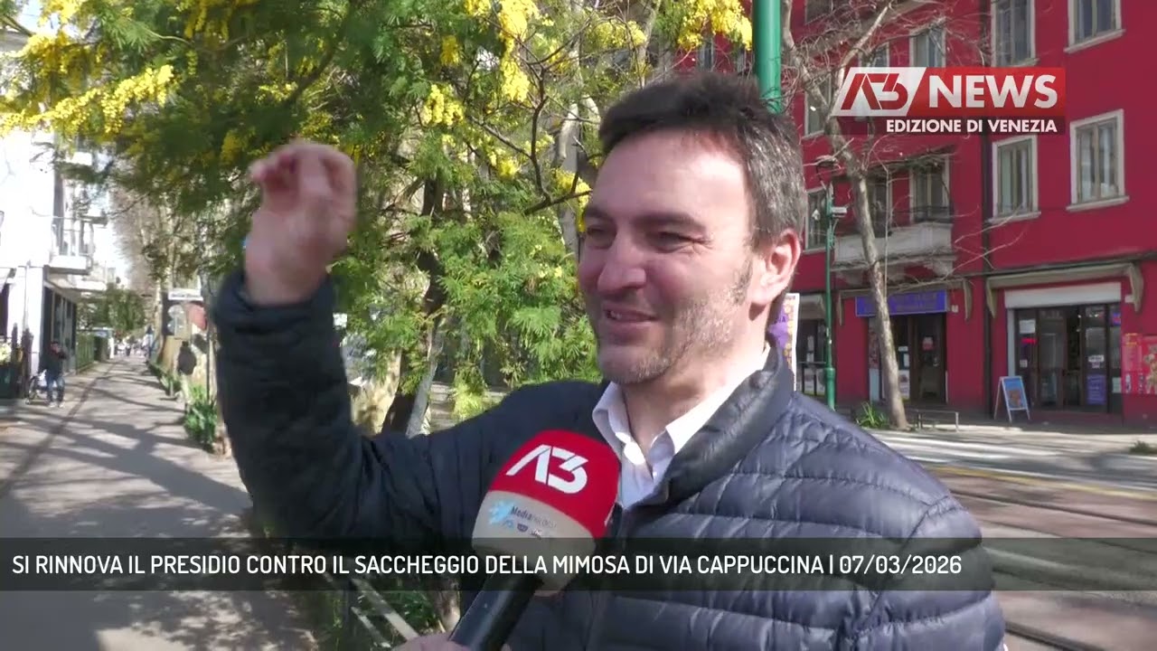 SI RINNOVA IL PRESIDIO CONTRO IL SACCHEGGIO DELLA MIMOSA DI VIA CAPPUCCINA | 07/03/2026