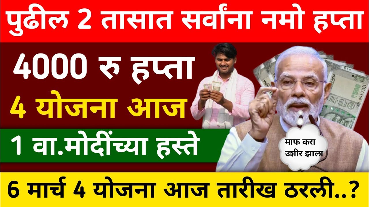 नमो शेतकरी आठवा हप्ता तारीख जाहीर | Namo Shetkari yojana 8th installment | pm Kisan | pik vima 
