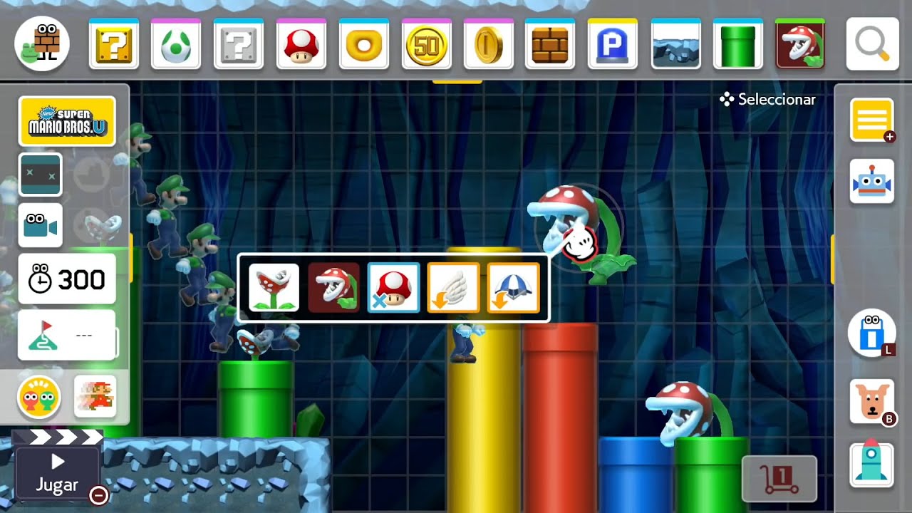 SUPER MARIO MAKER 2 / Editor de niveles de Nintendo Switch | La caverna de Luigi Bros
