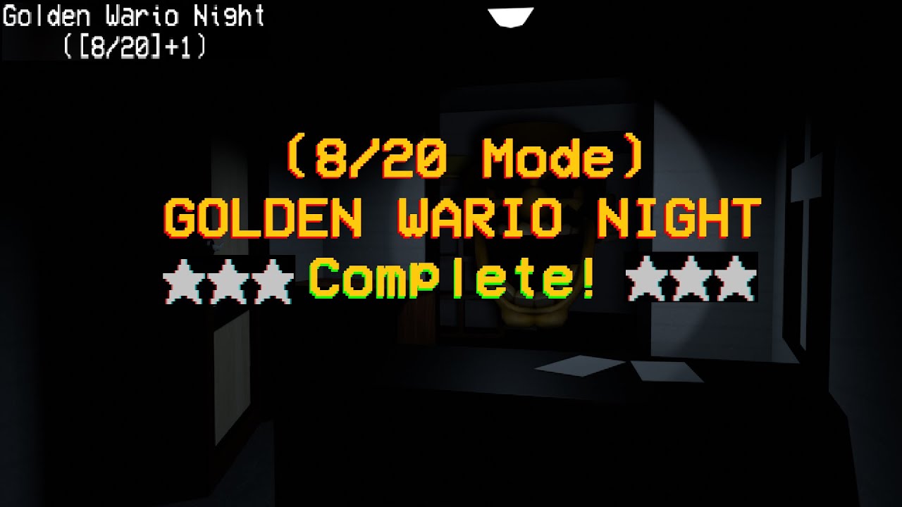 Five Nights at Wario's Circus Freaks: Week 2 - I beat the Golden Wario Night! (All Max Mode)