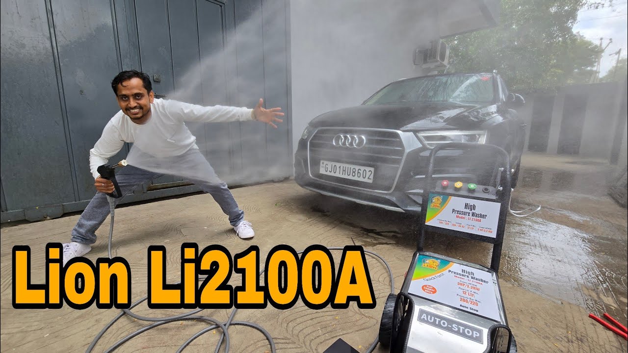 Lion Li2100A car washer machine for new start washing business best car washer in india #nittorai 