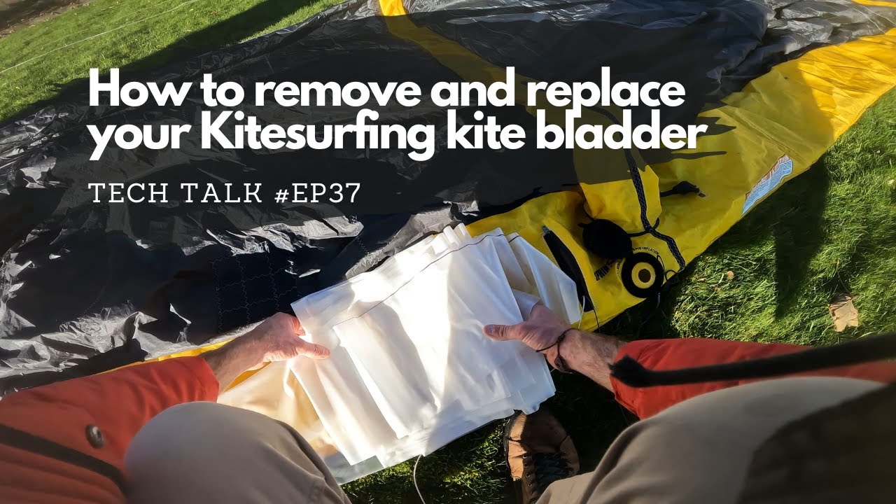 How to remove and replace your kite bladder #ep37
