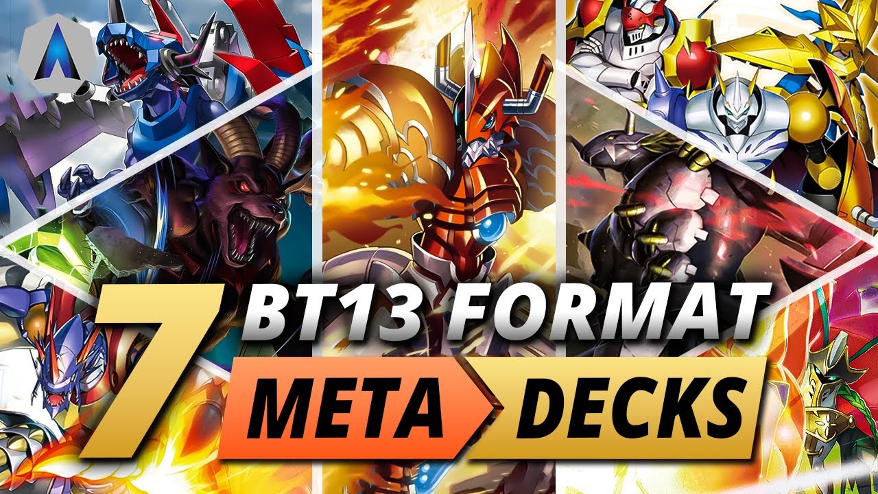 TOP 7 META DECKS!!! BT13 Format | Digimon Card Game