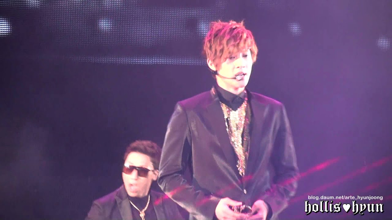 120324 김현중(Kim Hyun Joong) TGC in Shanghai [Fancam] - Lucky Guy