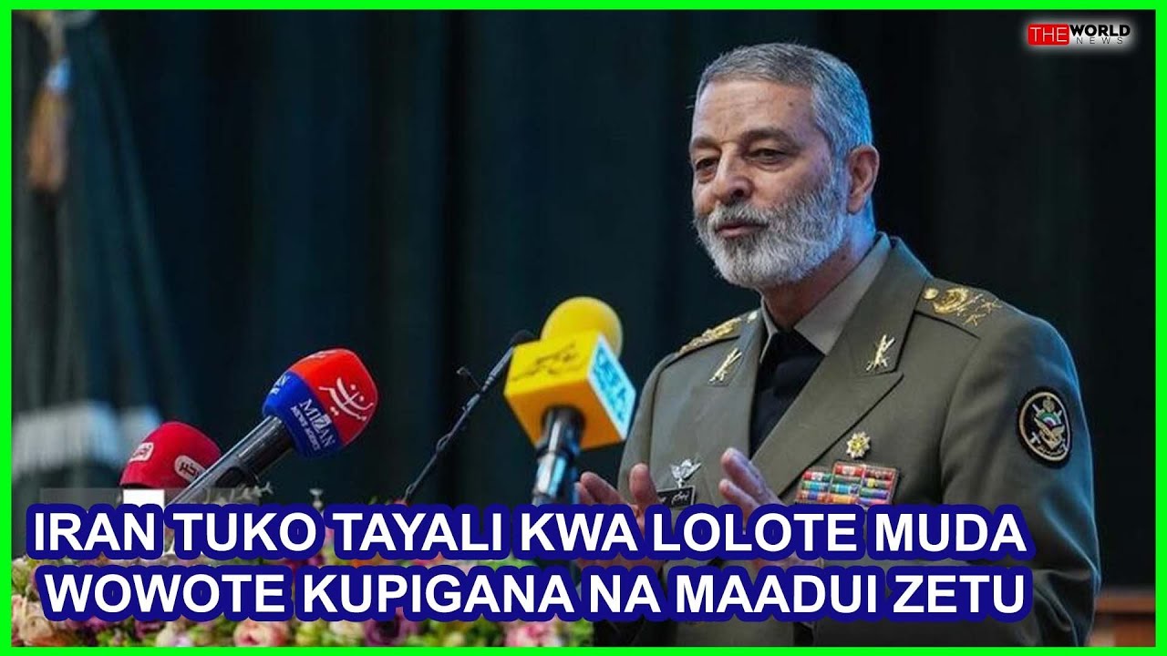 MOUSAVI:JESHI LETU LIPO TAYALI KWA LOLOTE MUDA WOWOTE KUPAMBANA NA MAADUI WETU