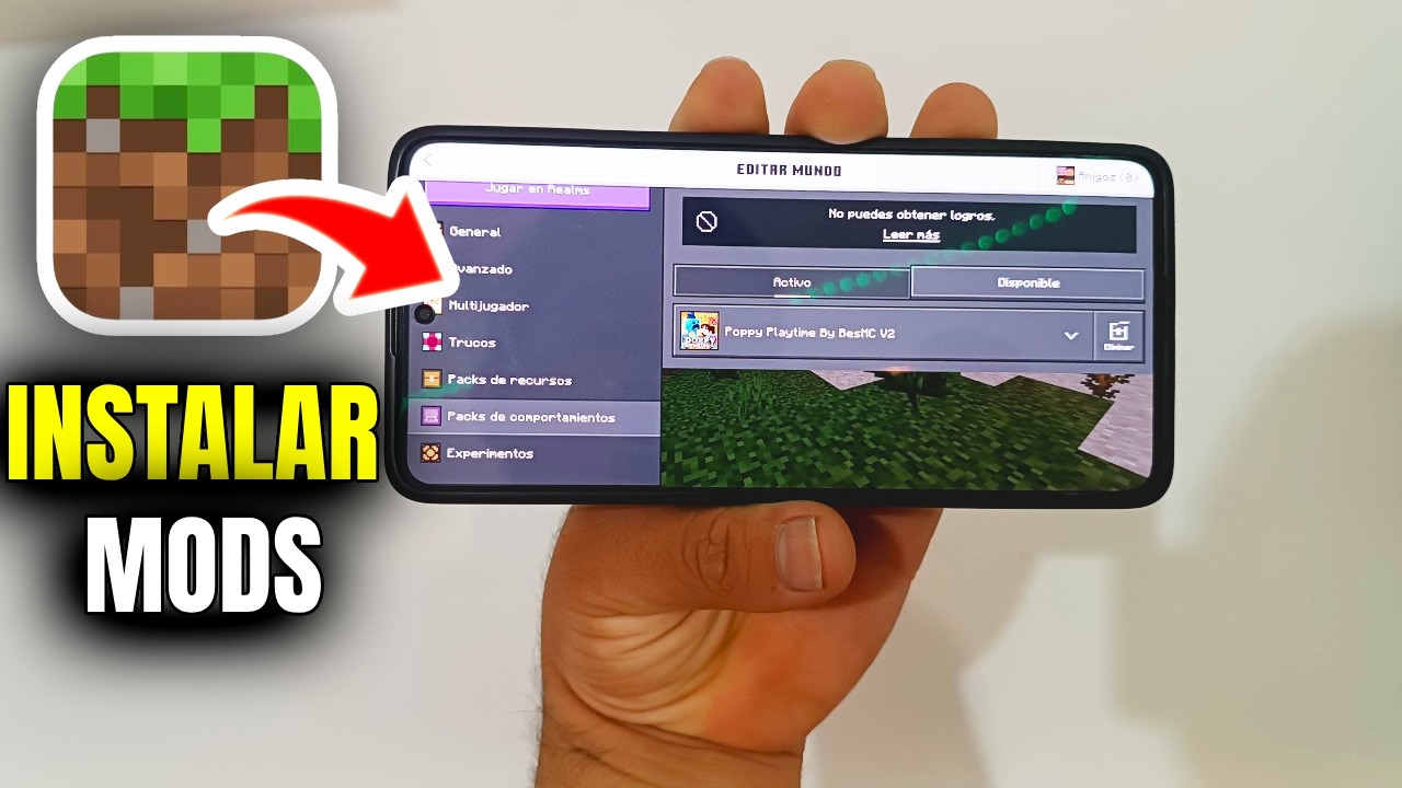 Como Instalar Mods en Minecraft Bedrock 1.21 Android
