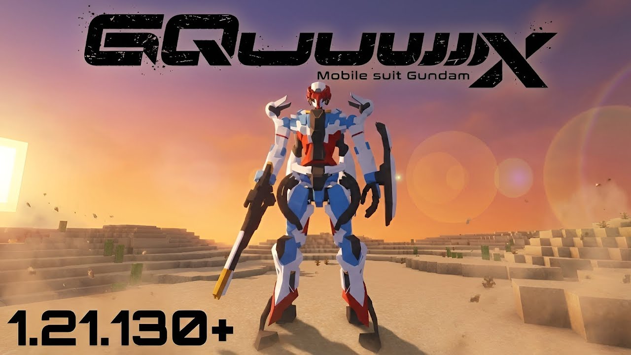 Best Gundam Addon for Minecraft BE/PE 1.21.130+ 