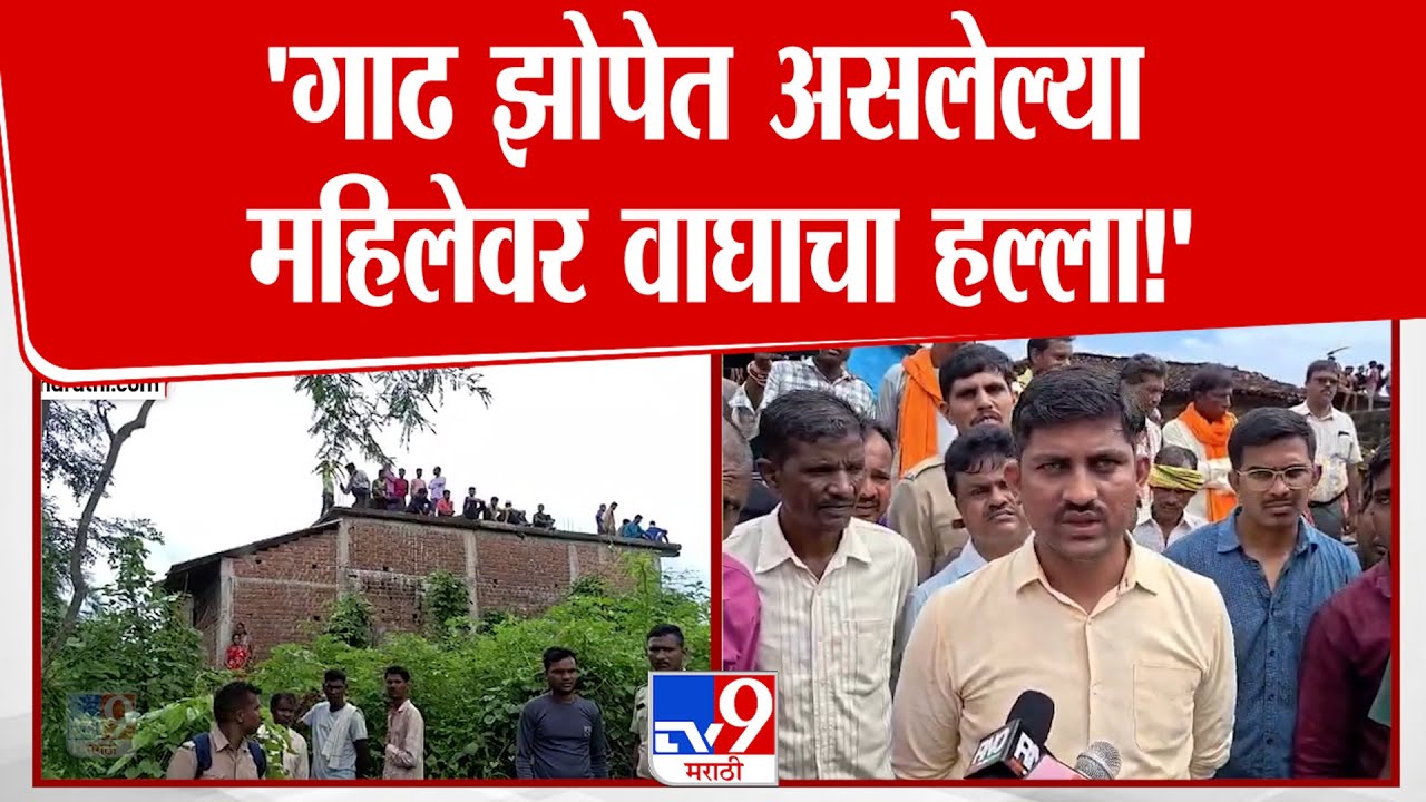 Gondia | 'गाढ झोपेत असलेल्या महिलेवर वाघाचा हल्ला!'