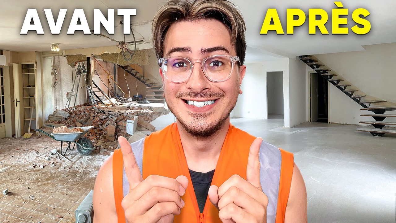 APR&Egrave;S 2 MOIS DE TRAVAUX, &ccedil;a donne quoi ? (r&eacute;novation totale)