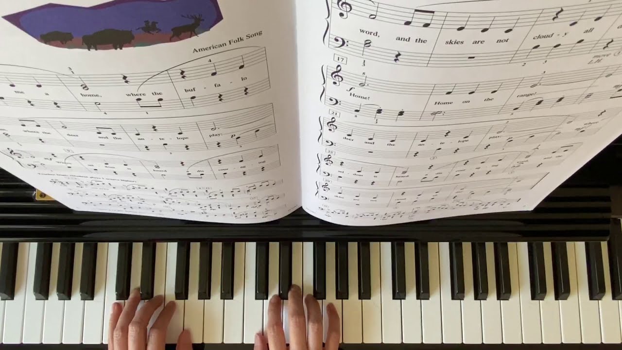 &ldquo; Home on the Range&rdquo; Piano Adventure Performance Book Level 2A