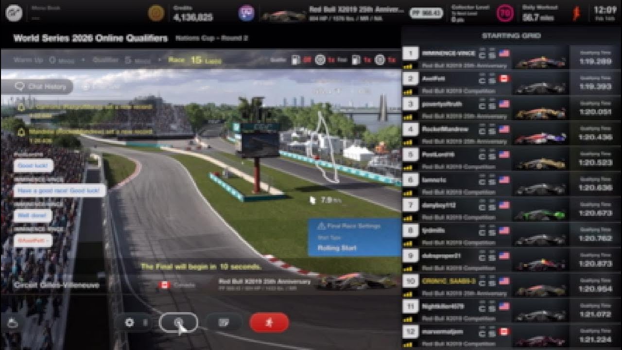 GT7 Nations cup 2026