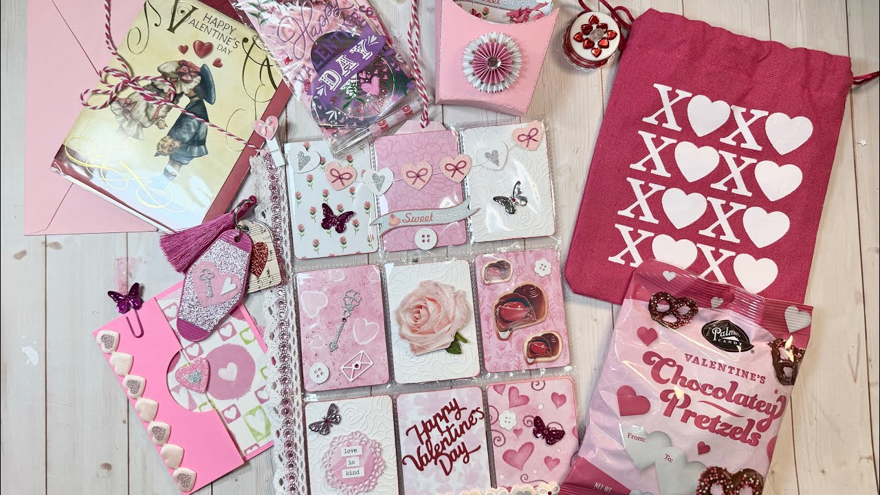 Valentine’s Day Swap Entry #29 from Cathy!  You must see her mini cake!  So Cute!!❤️🎂