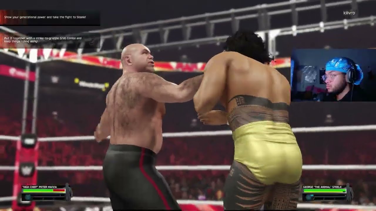 THIS MIGHT BE LORE ACCURATE PETER MAIVIA VS GEORGE STEELE | WWE 2K25 (Bloodline Storyline)