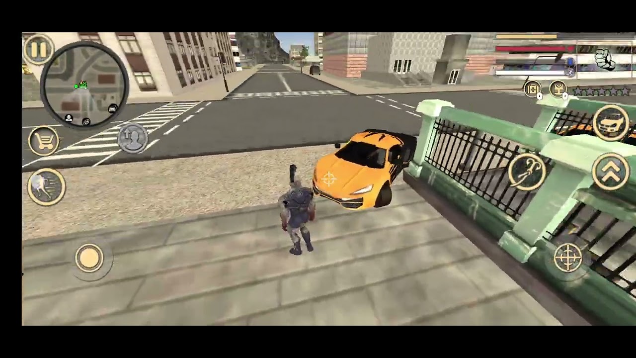 Rope Hero Iphone Android HD Gameplay