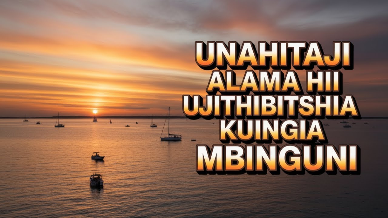 ALAMA  HALISI YA WAKRISTO WANAOENDA MBIMBUNI