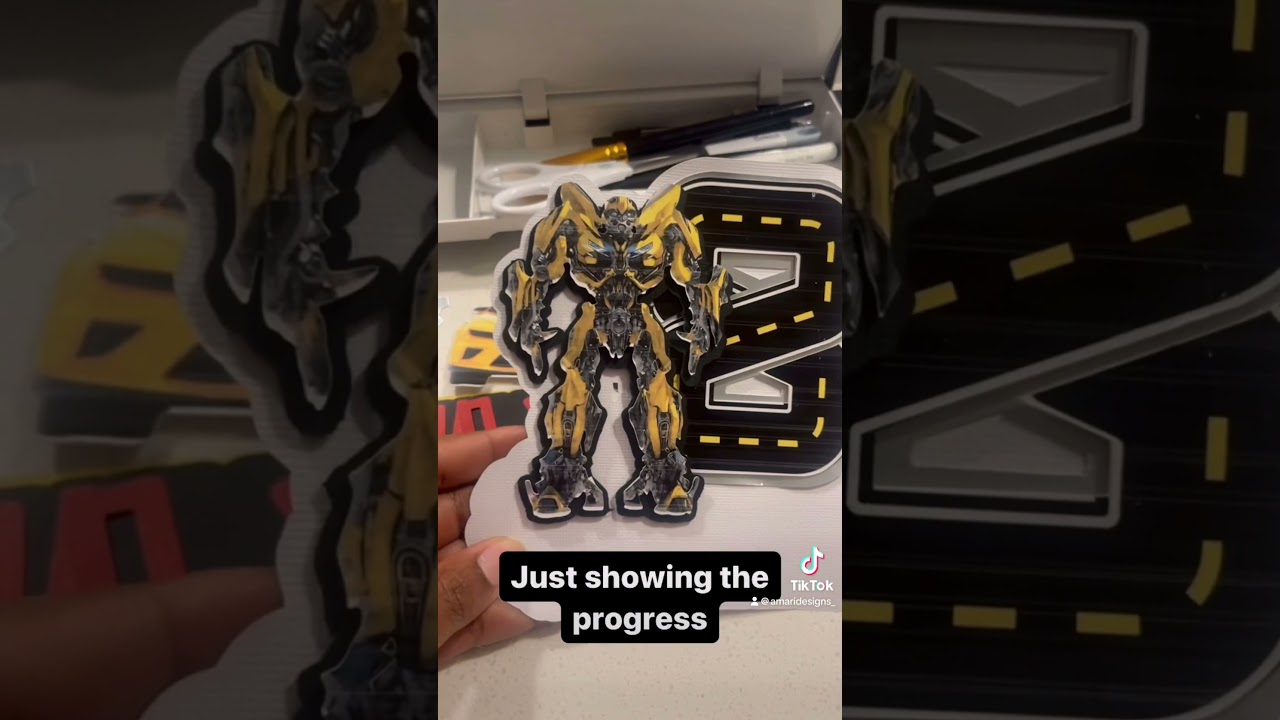 Make a 3D cake topper with me! #cricutmade