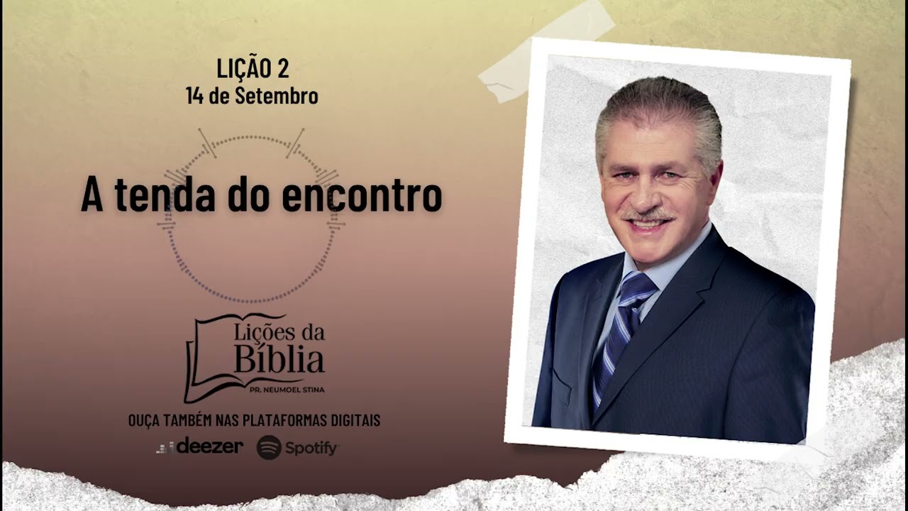 A tenda do encontro - Domingo, 14 de Setembro | Lições da Bíblia com Pr Stina
