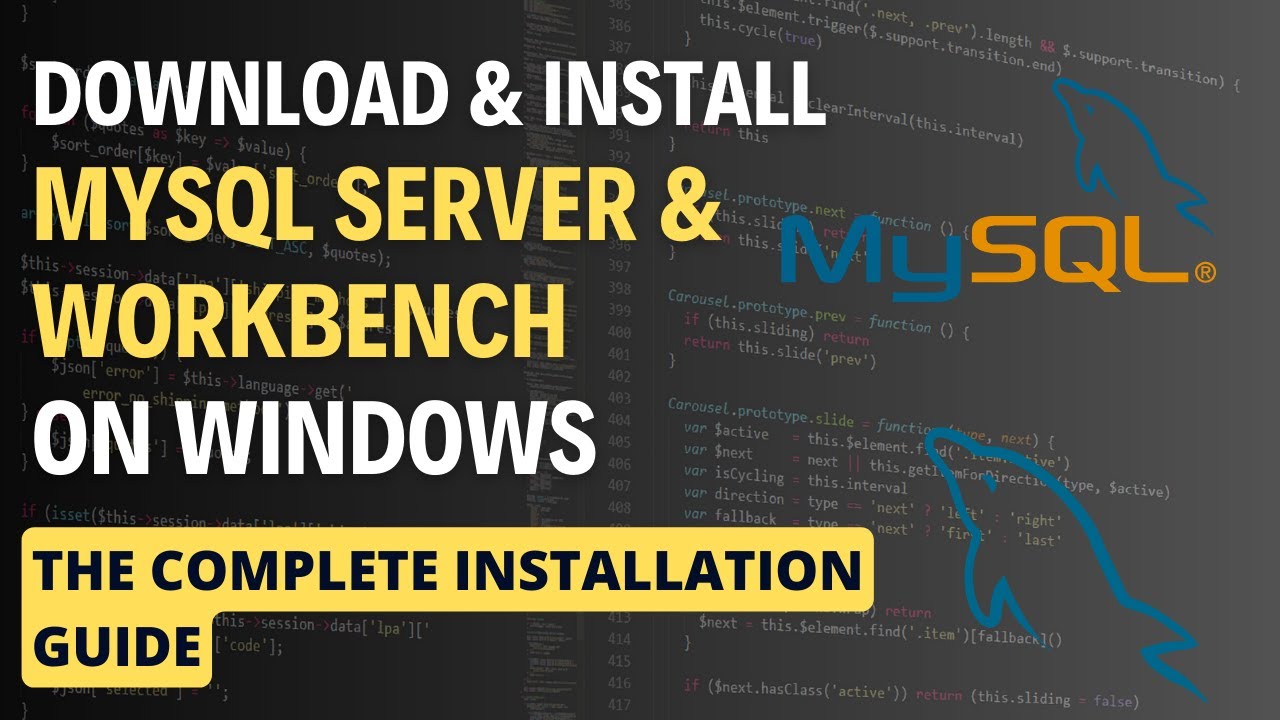 How to Download & Install MySQL Server & Workbench on Windows | The Complete Guide