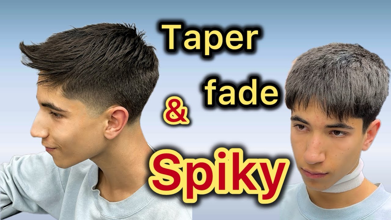 Asmr barber 💈 _ The secrets of spiky hairstyles and fast, quality fade.