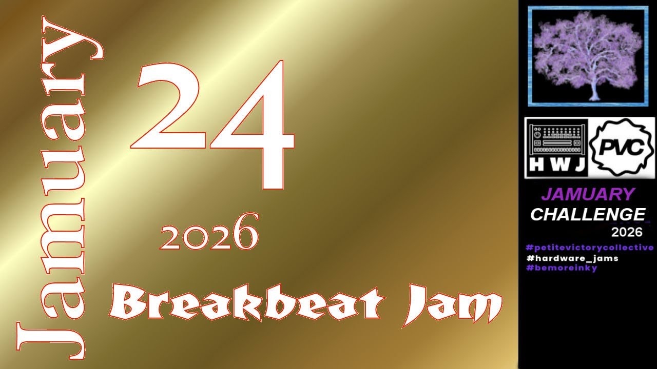 2026 Jamuary 24: Breakbeat-GF Oberheim DMX, CA KR-55C, Moog Grandmother, Matriarch, Mother 32 & more
