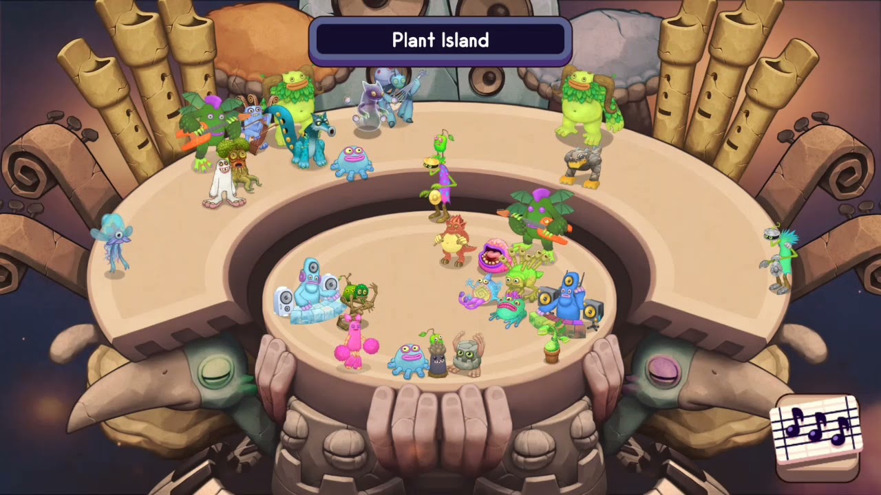Plant Island In The MSM Composer - My Singing Monsters