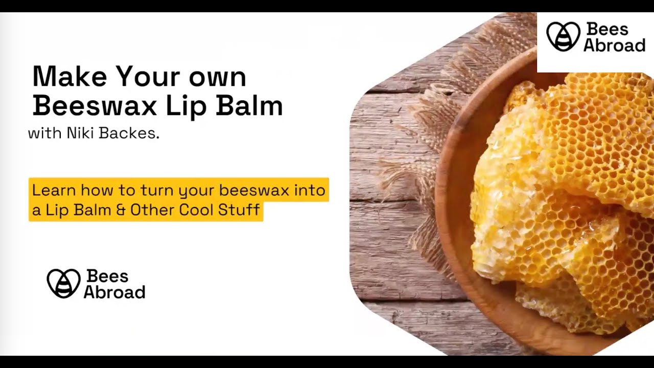 Bees Abroad | How to Make your own Lip Balm | Products from the Beehive