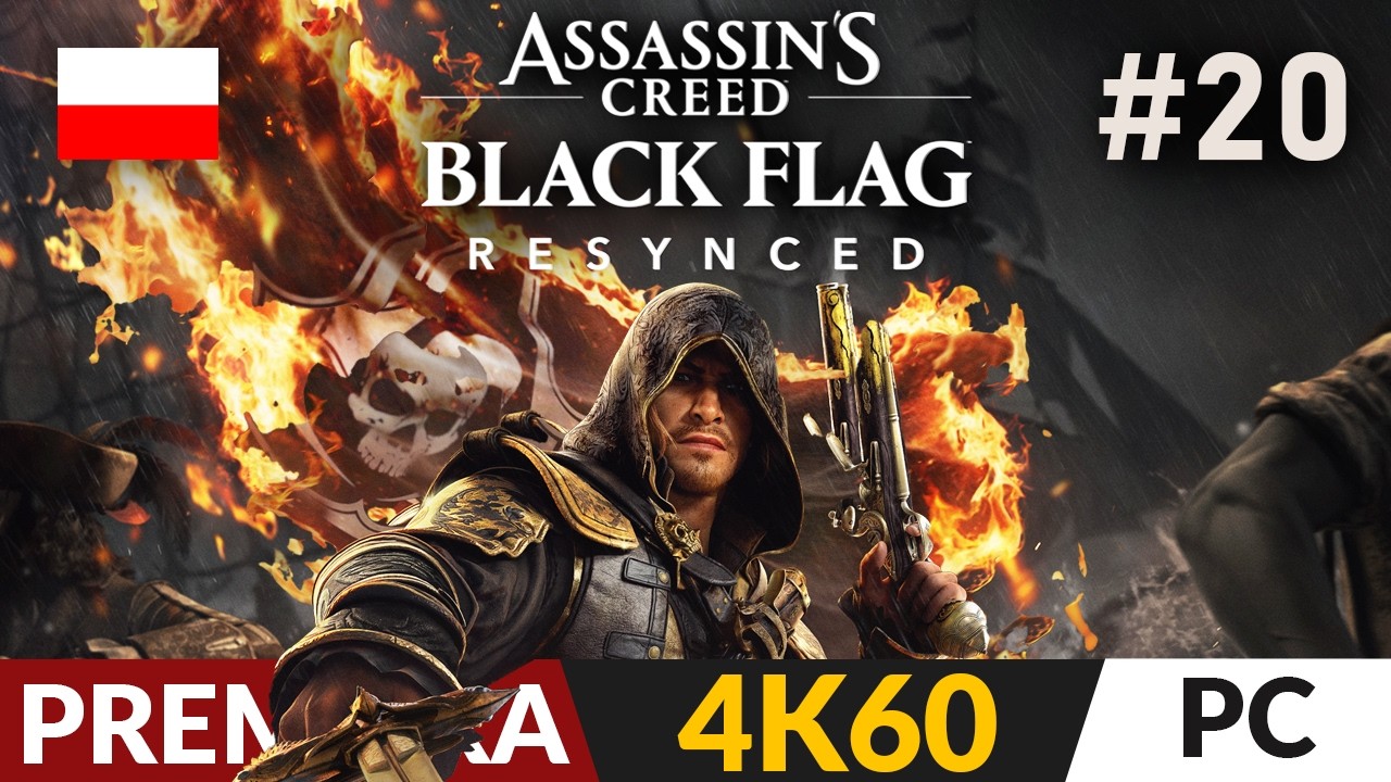 Assassin's Creed Black Flag Resynced PL #20 🏝️ Stede Bonnet | 4K Gameplay