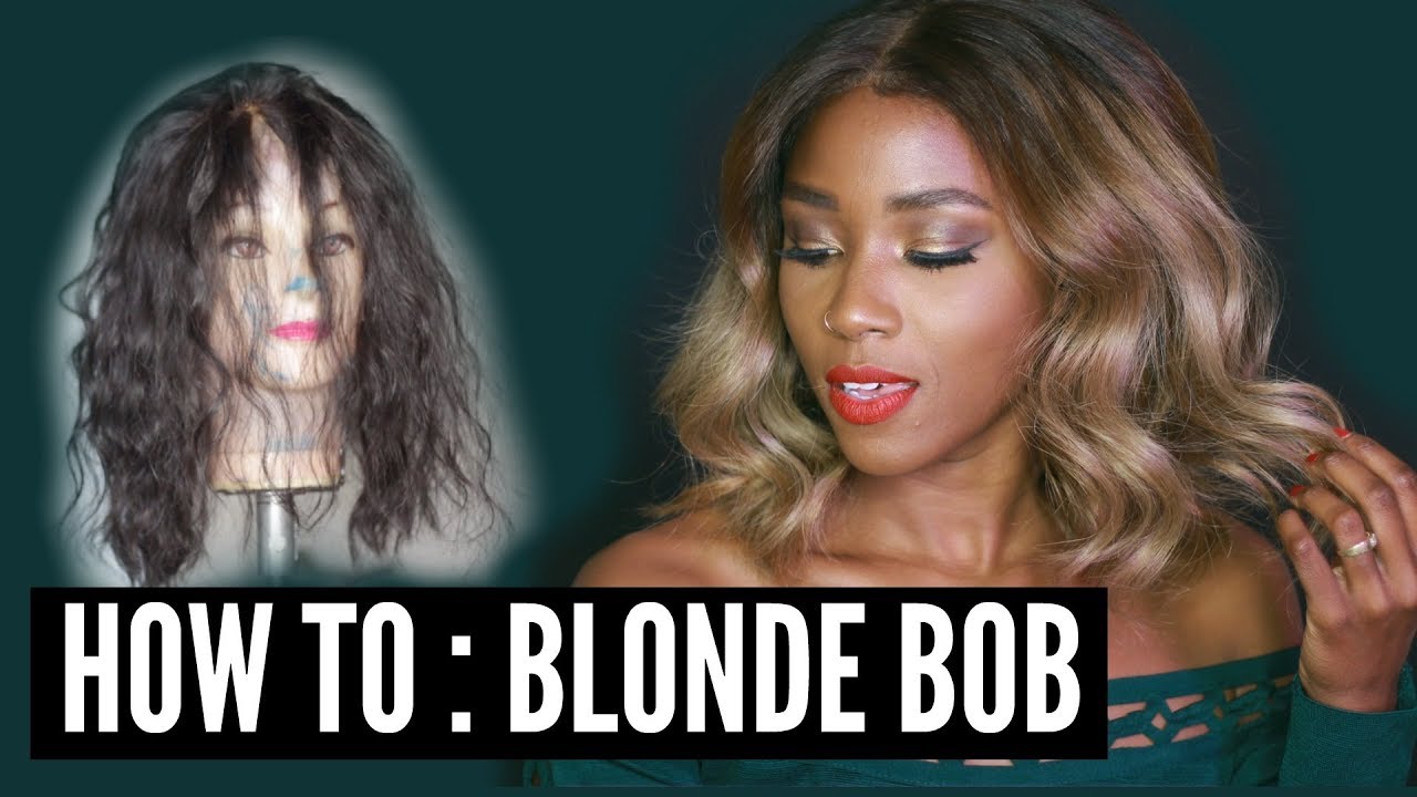 How To: Color your hair blonde featuring hehaircompany.com | Cool blonde for women of color