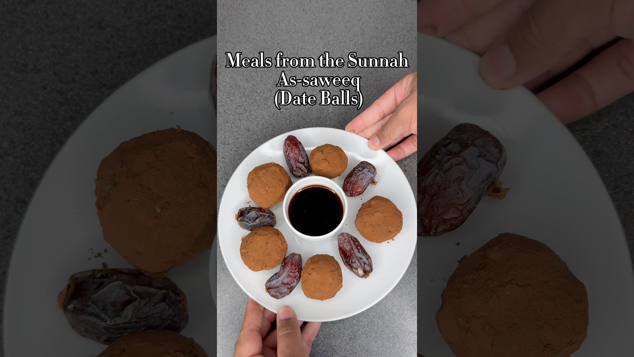 Meals From The Sunnah - (As-Saweeq) #homemade #islam #muslim #easyrecipe #allah #sunnah #dates
