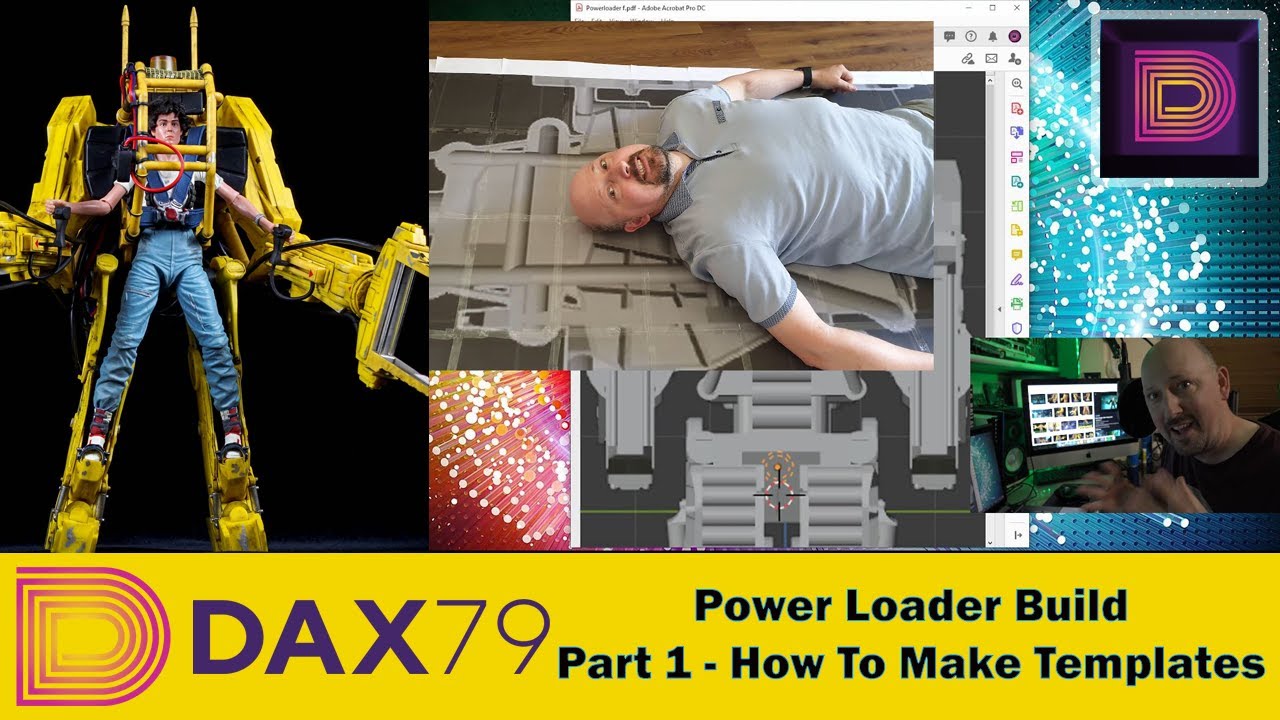 Power Loader Cosplay Build - Part 1 - How To Make Templates