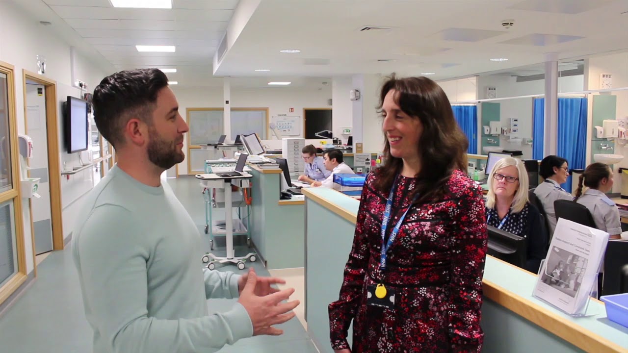 Lee Johnson takes BHI hospital tour