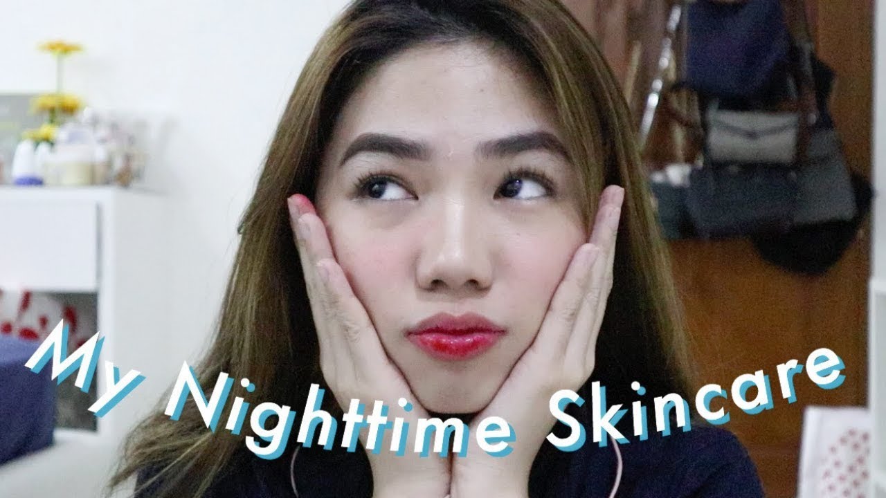 My Nighttime Skincare Routine (PARA SA MGA TAMAD) | Weeko