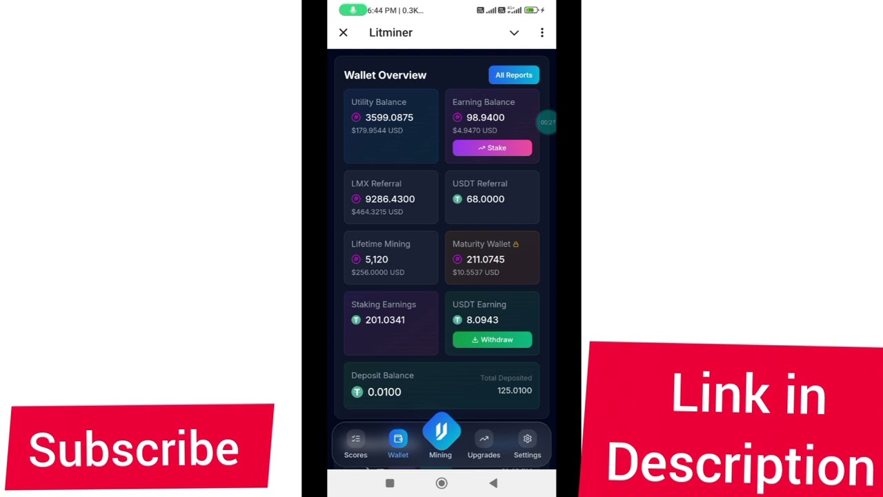 Litminer lmx withdrawal today 3/8/26 #trending #crypto #lmx #mone