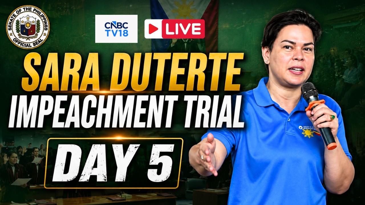 Philippine Senate LIVE: Prosecution Presents Evidence in Sara Duterte Impeachment Trial Day 5 | N18G