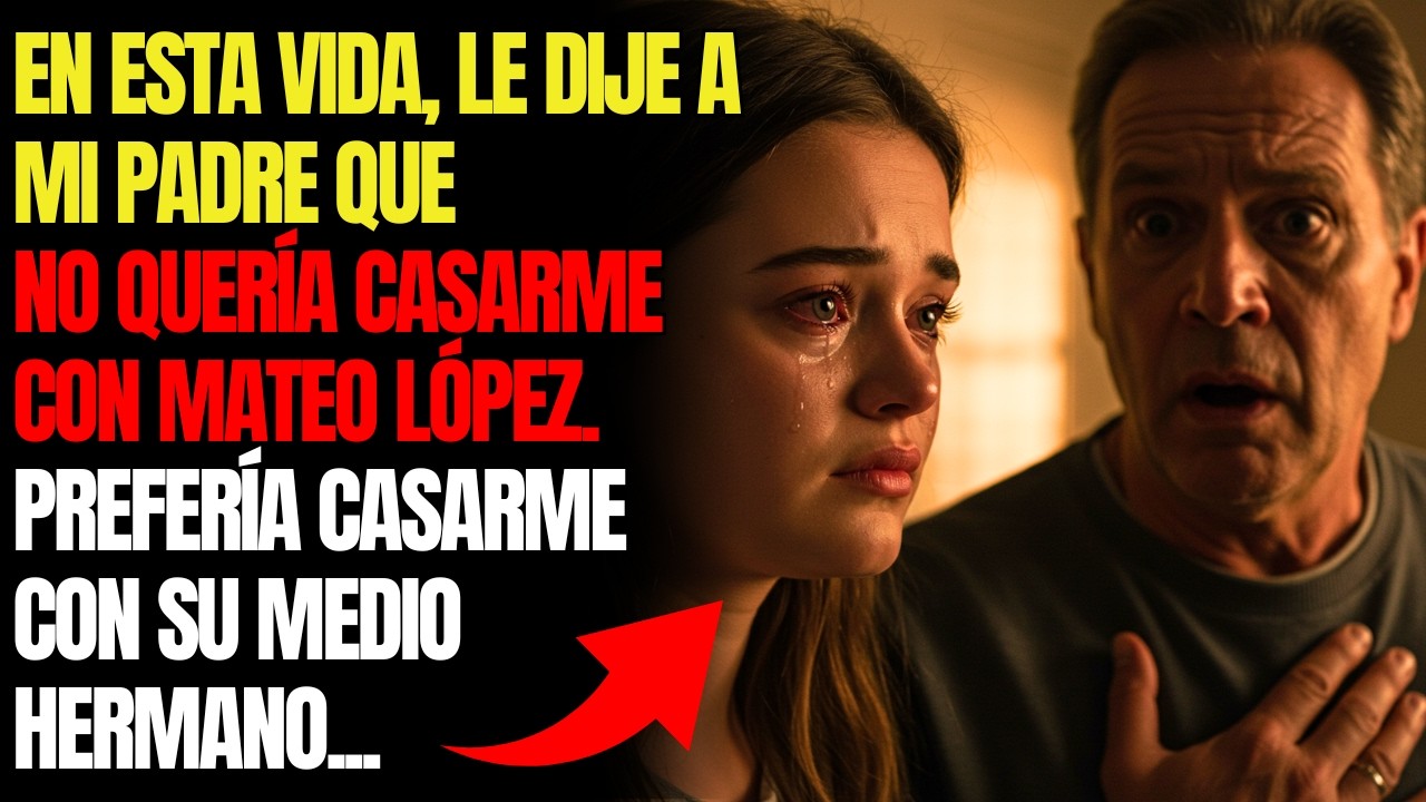 EN ESTA VIDA, LE DIJE A MI PADRE QUE NO QUERÍA CASARME CON MATEO, SINO CON SU MEDIO HERMANO...