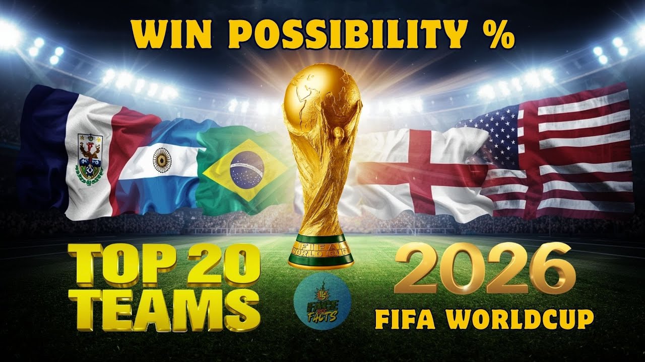 Top 20 Best Teams in the 2026 FIFA World Cup! 🌎⚽ Who Will Win It All?