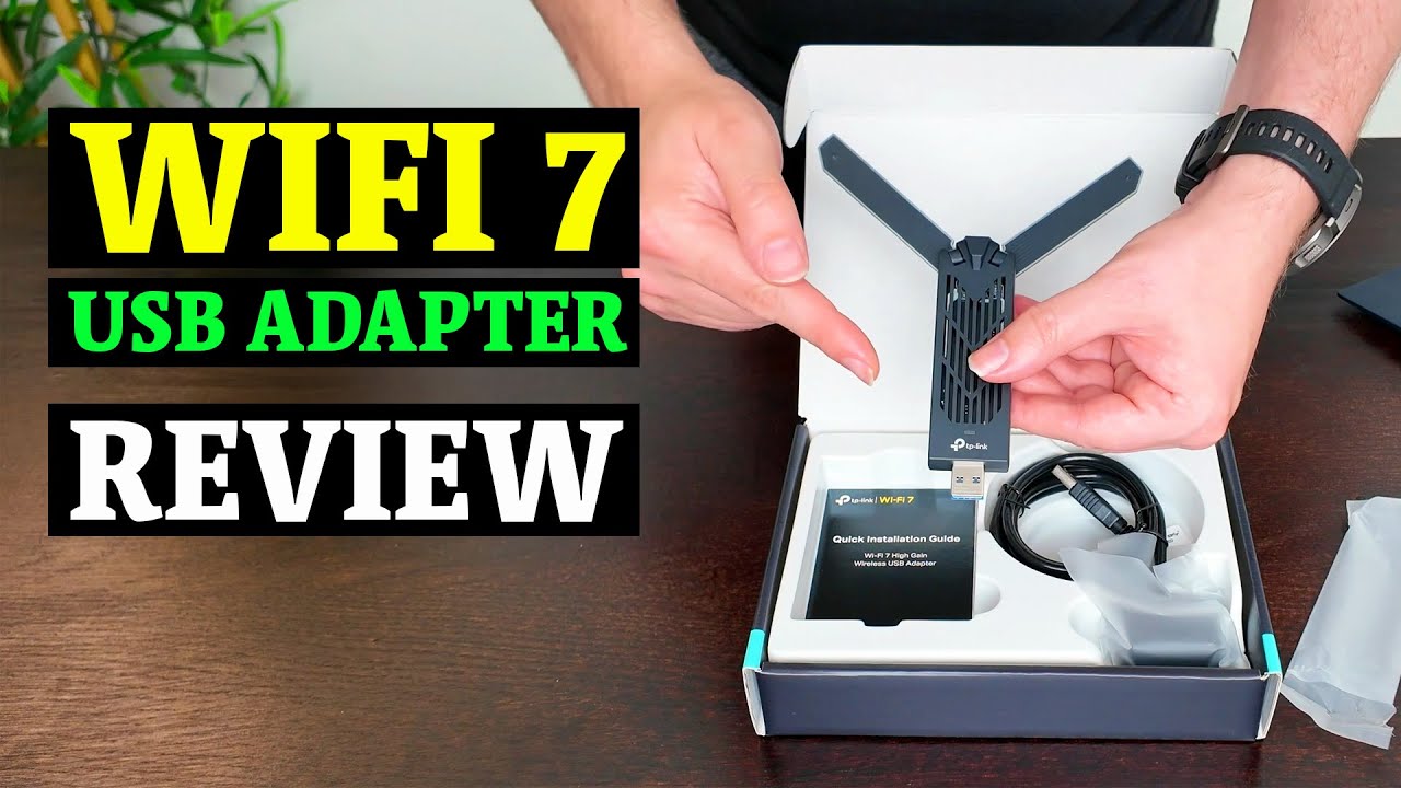 TP-Link Archer TBE400UH WiFi 7 Dongle Review - Speed Test & Unboxing