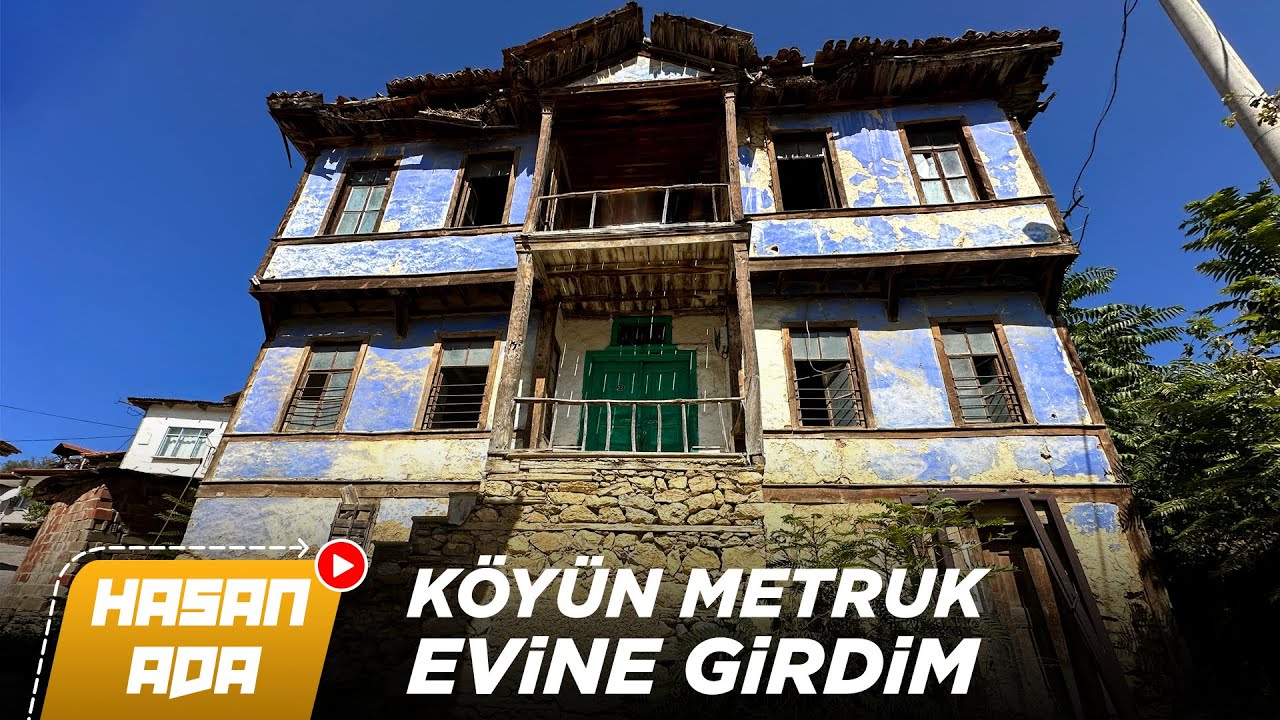 TERK EDİLMİŞ KÖY EVİNİ GEZDİM - İNİKLİ