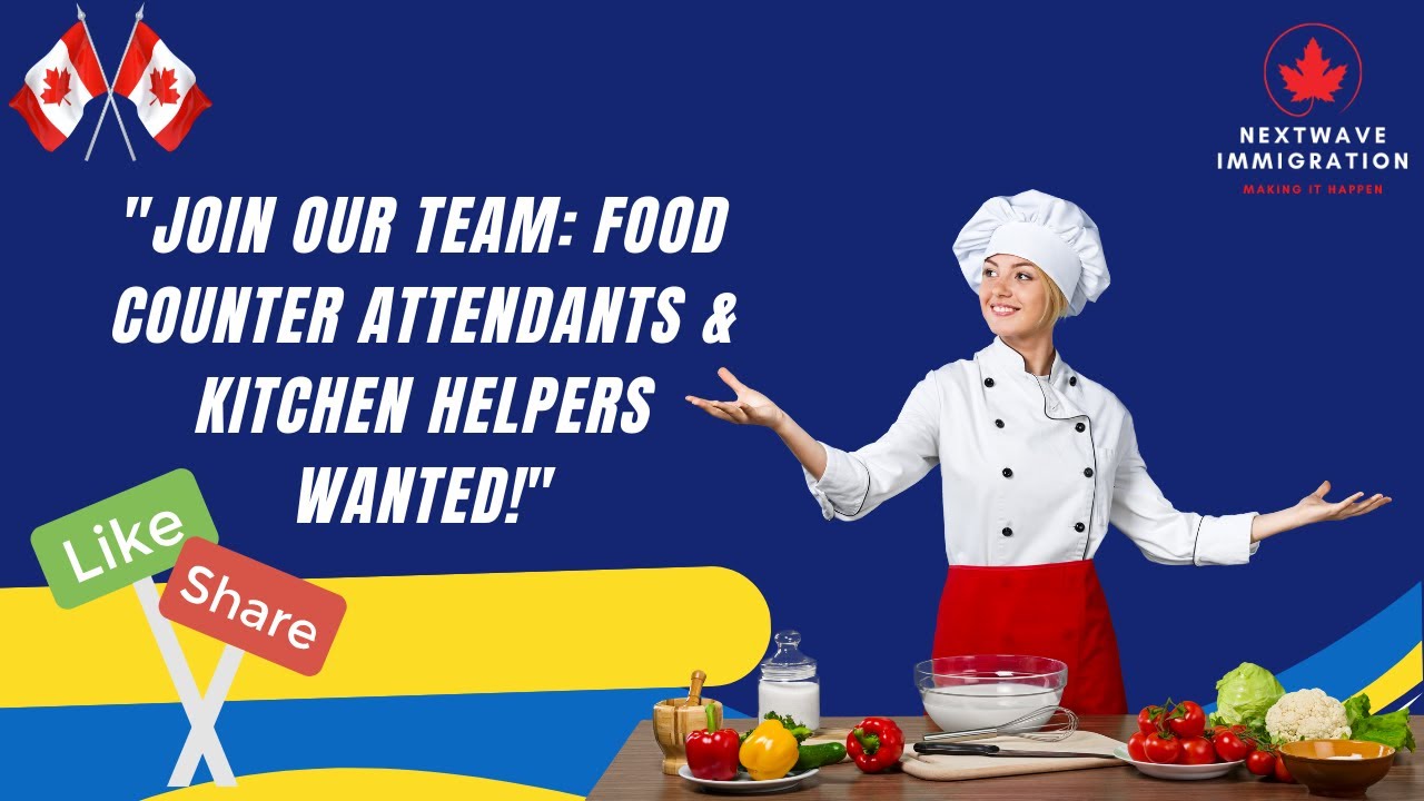 Exciting Job Opportunities: Food Counter Attendants & Kitchen Helpers
