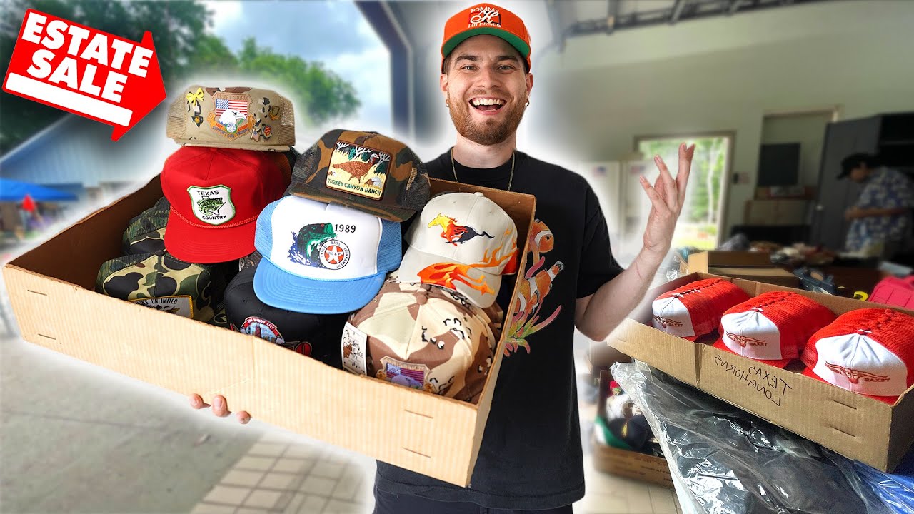 Я потратил 1500 долларов на кроссовки Snapback на этой распродаже! Винтажный шопинг по доступной ...