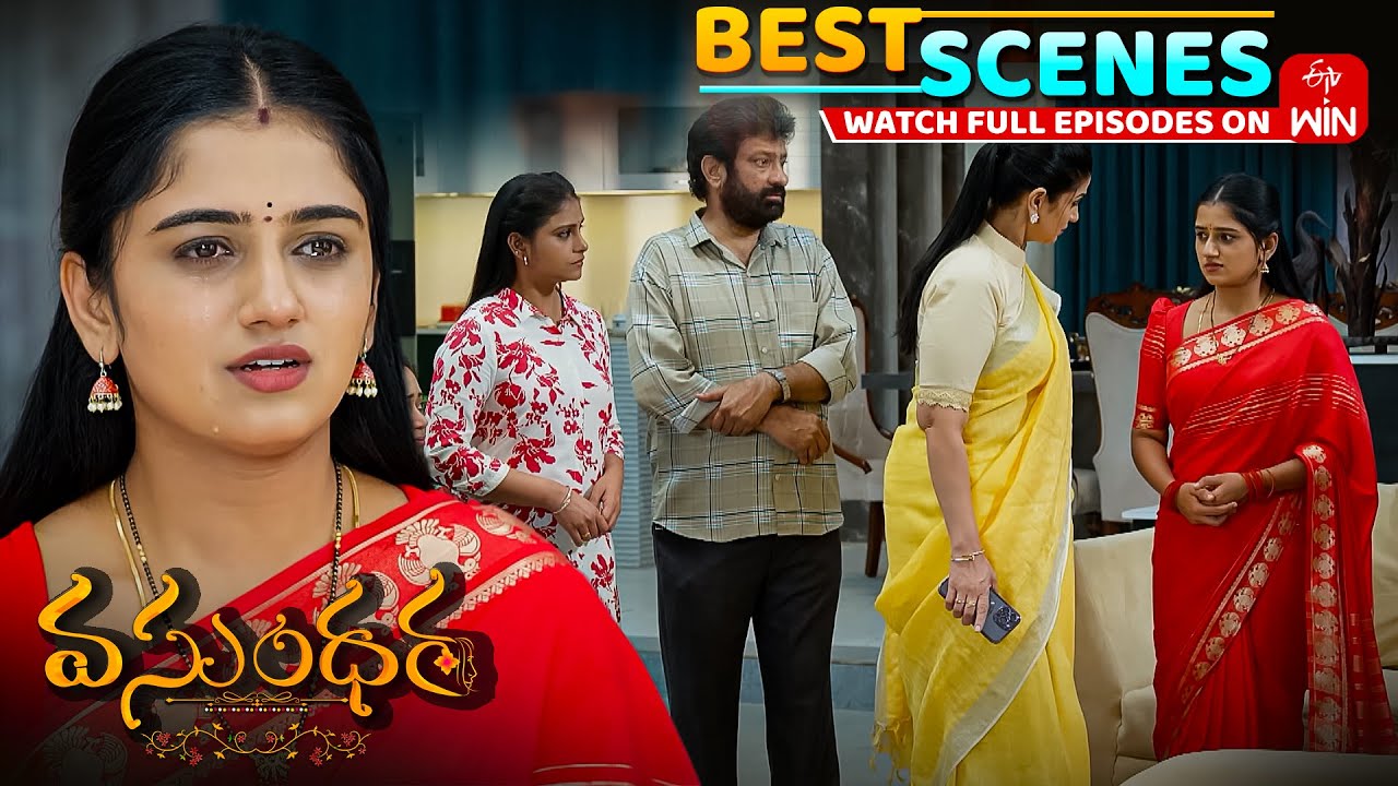 Vasundara Best Scenes: 1st January 2026 Episode Highlights|Watch Full Episode on ETV Win