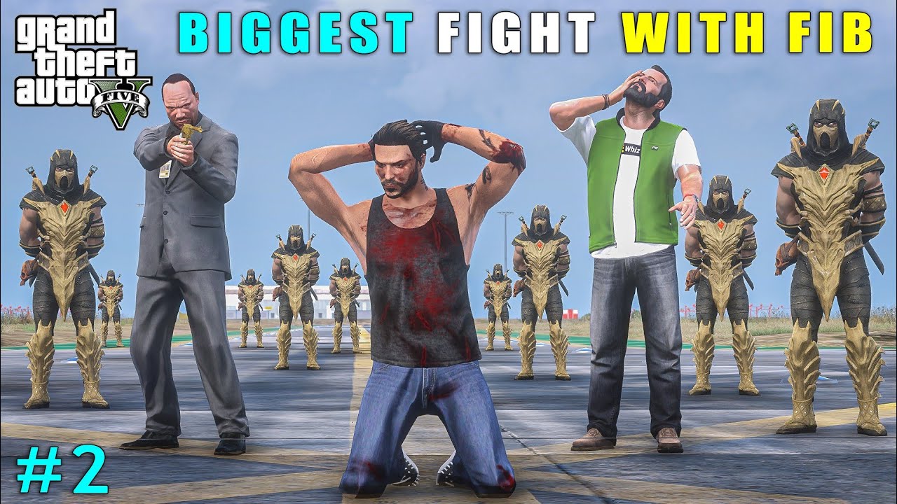 Gifty's Biggest Fight With  F.I.B In Los Santos | Gta V Gameplay