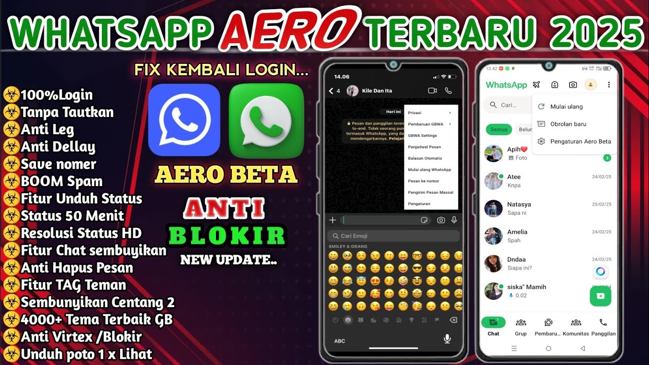 WhatsApp Aero Terbaru 2025 &bull; Wa Aero Terbaru 2025 &bull; Wa Mod Anti Blokir