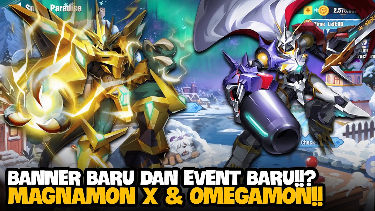 FREE TIKET GACHA & DIAMONDS!!? BANNER BARU MAGNAMON X & OMEGAMON!! - The Final Evolution Digi