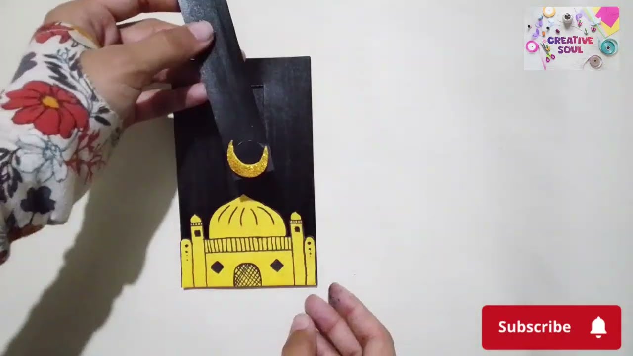 How to Make a Creative Eid Card | The Most Beautiful Handmade Eid Card | Step by Step Tutorial 