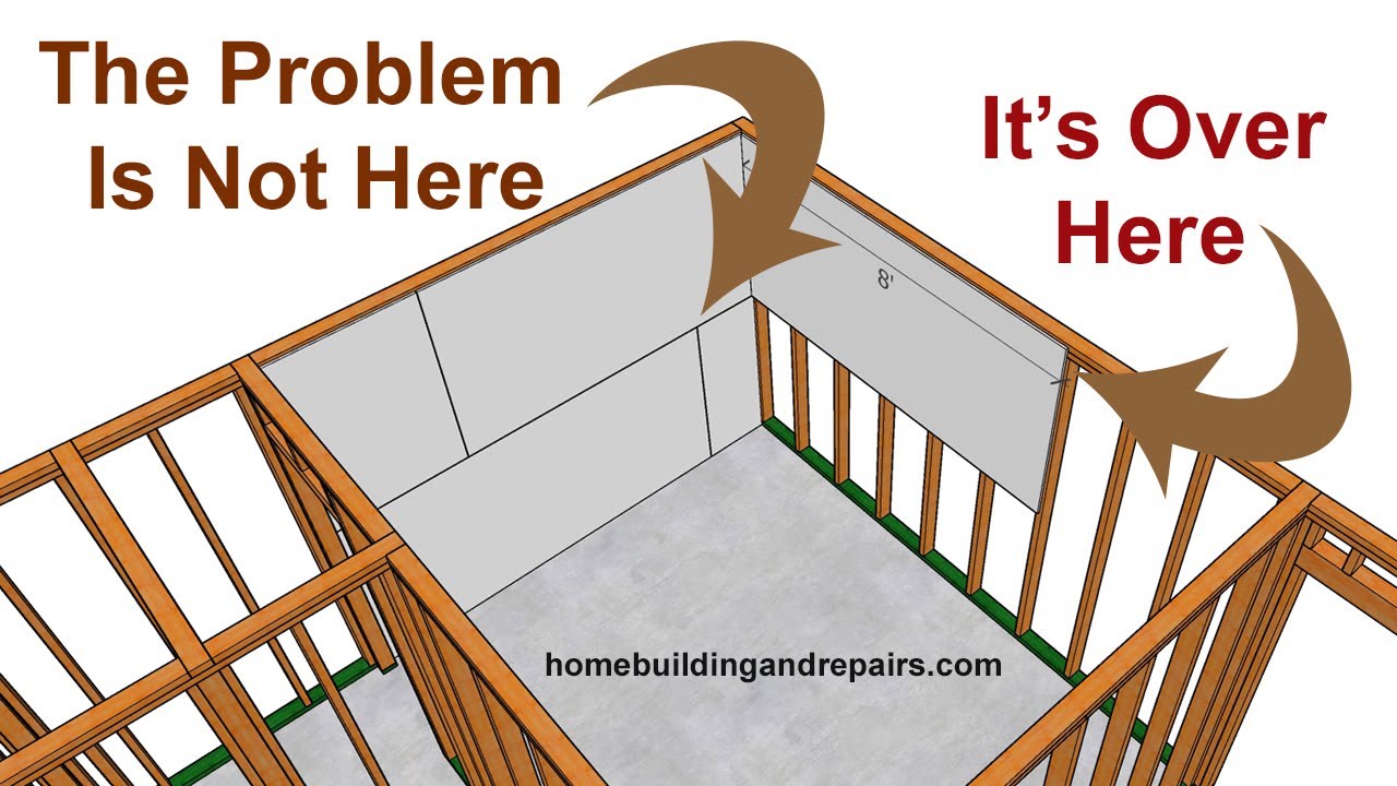 Wall Framing Stud Location And Layout Tips For Faster Drywall Installation With Less Waste