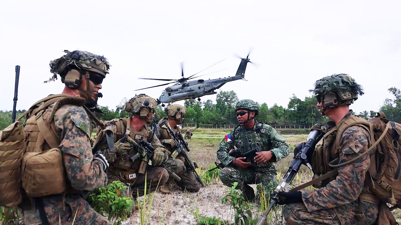 U.S. and Philippine Marines conduct Airfield Security Training during Balikatan 24