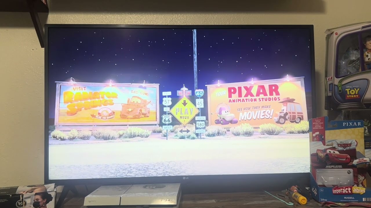 Cars Blu-Ray menu Walkthrough/my videos are made for everyone