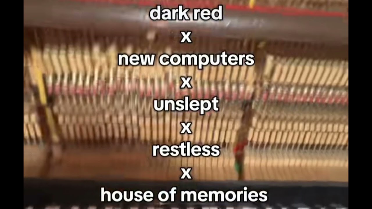 boyzed🎵 - dark red x new computers x unslept x restless x house of memories