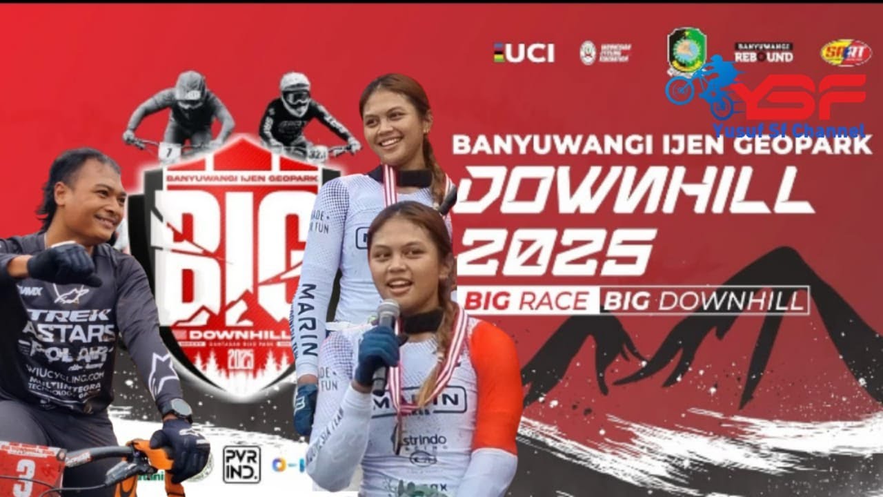 SERU‼️Final Banyuwangi Ijen Geopark‼️Big Downhill 2025‼️Gantasan Bike Park‼️